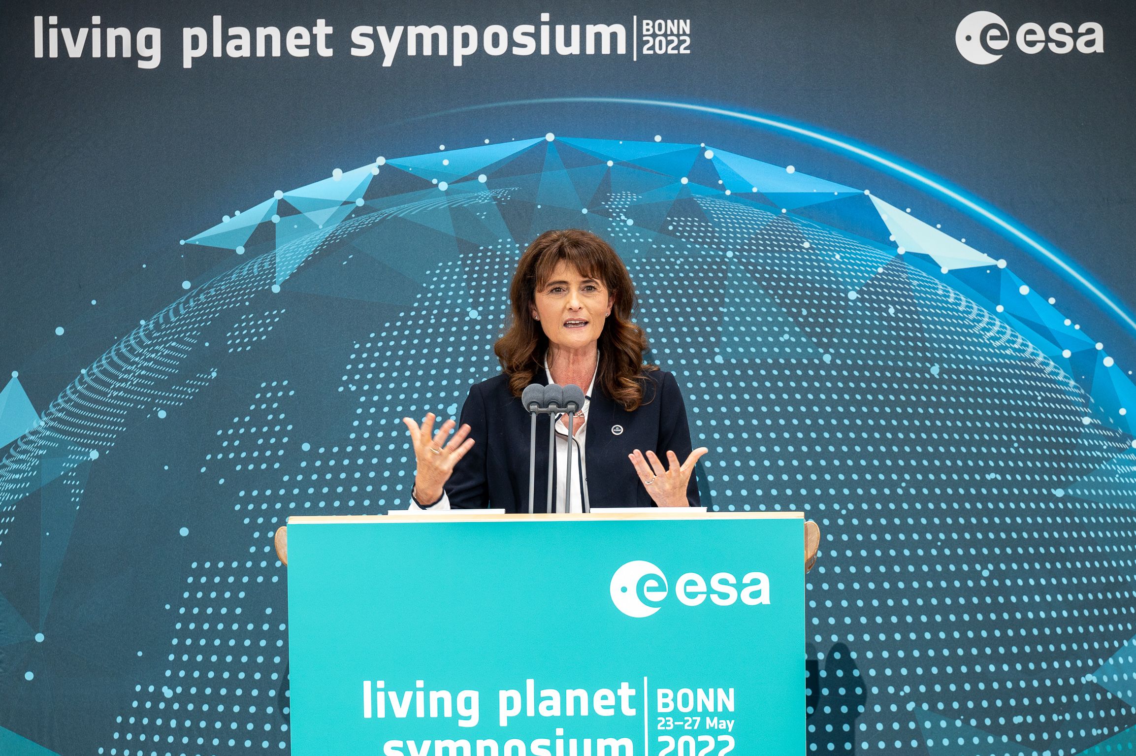 Florence Rabier, ECMWF Director General at the Living Planet Symposium 2022